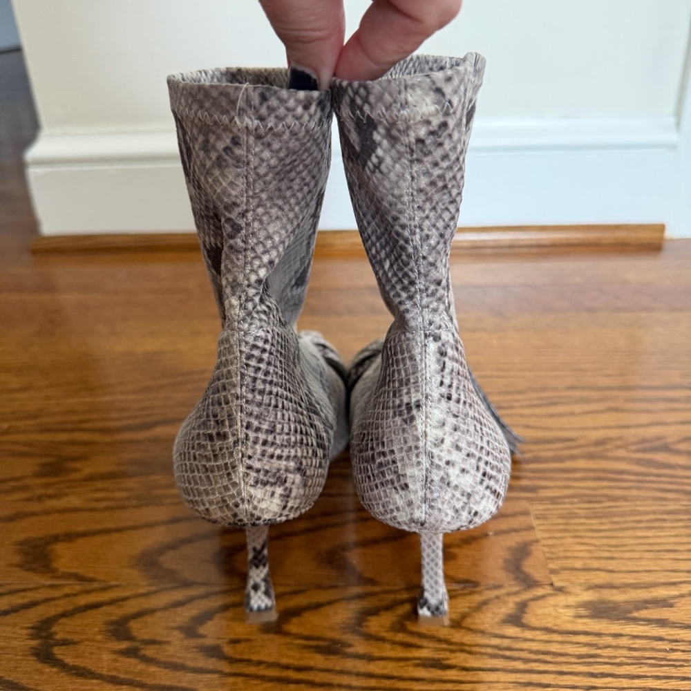 A.W.A.K.E. Mode Agnes Stretch Python Bootie Size … - image 8